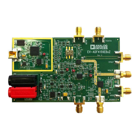 Analog Devices EV-ADF4159EB1Z User Manual