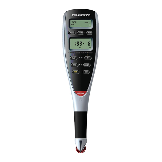 Calculated Industries SCALE MASTER PRO 6025 User Manual