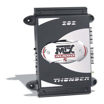 MTX Thunder Owner's Manual