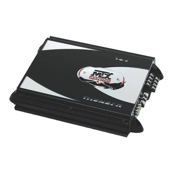 MTX Thunder Owner's Manual