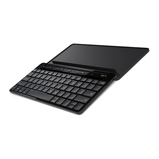 Microsoft Universal Mobile Keyboard Quick Start Manual