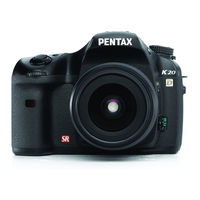 Pentax K20D - Digital Camera SLR Operating Manual