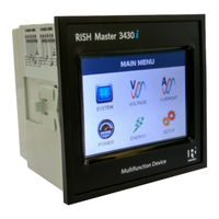 Rishabh Instruments RISH Master 3430i Operating Manual