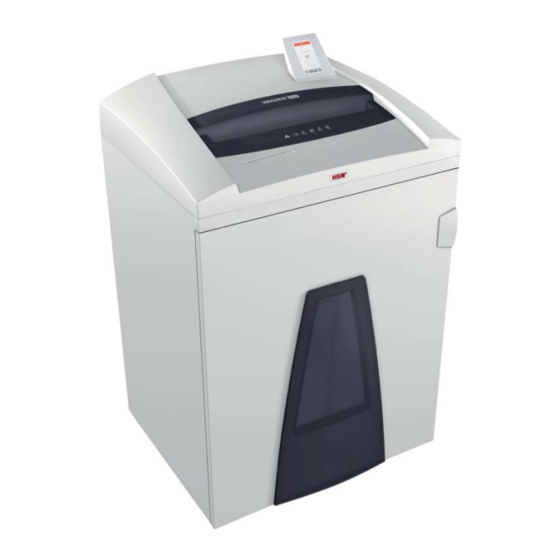 HSM SECURIO P44i Operating Instructions Manual