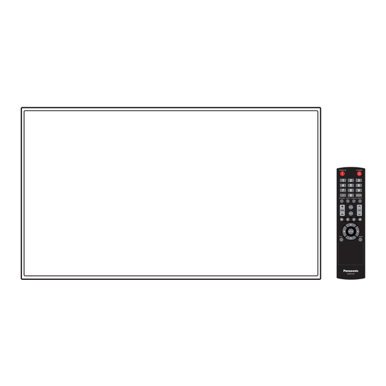 Panasonic TH-65CQ1U Operating Instructions Manual