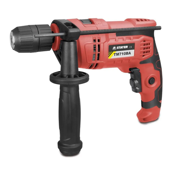 stayer TM710BA Operating Instructions Manual