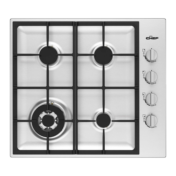 User Manuals: Chef CHG644 Gas Cooktop