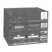 Sony LBT-V50W Operating Instructions Manual