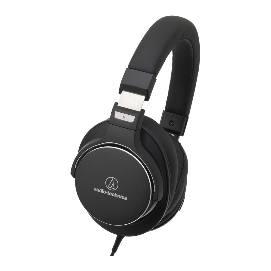 Audio Technica ATH-MSR7NC, ATHMSR7NCREFB Manual