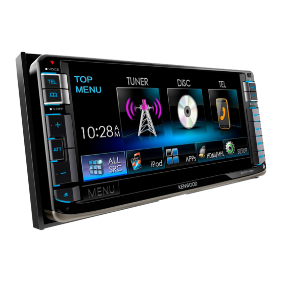 Kenwood DDX771WBT Instruction Manual