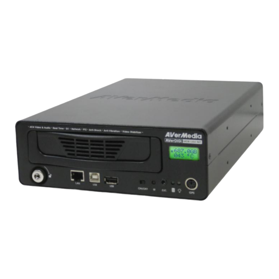 User Manuals: Avermedia AVerDiGi MOB1304 NET Mobile DVR