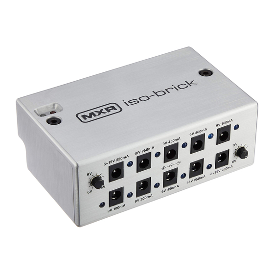 mxr ISO-BRICK M238 User Manual