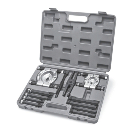 Eastwood FAIRMOUNT 12PC BEARING SPLITTER/PULLER KIT Instructions Manual