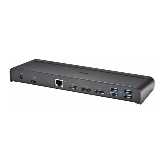 i-tec CATRIPLE4KDOCKPD User Manual