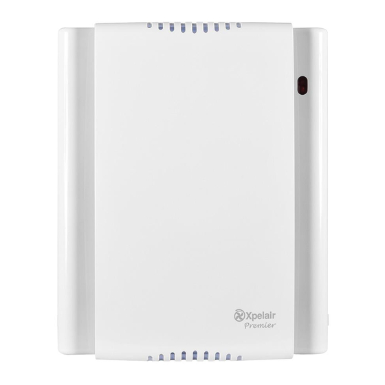 Xpelair Premier CF40DC Installation And Maintenance Instructions Manual