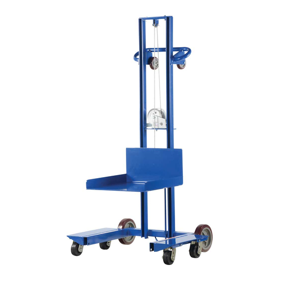 Vestil LLW Use And Maintenance Manual