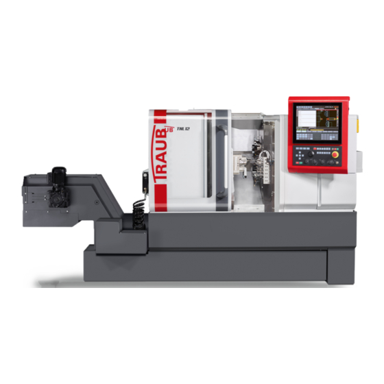 Traub TNL12.2 Operating Instructions Manual
