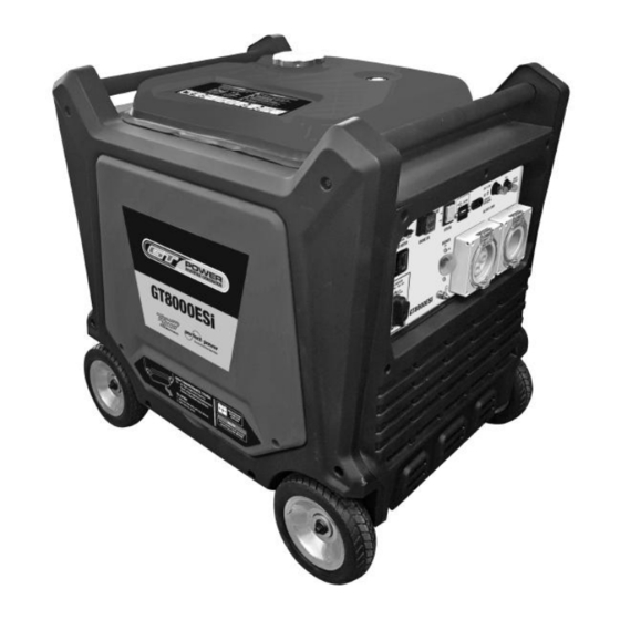GT POWER GT8000ESi Operating Instructions Manual