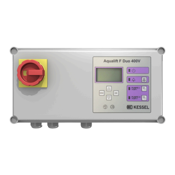 Kessel Aqualift Comfort 400V Mono Installation And Operating Instructions Manual