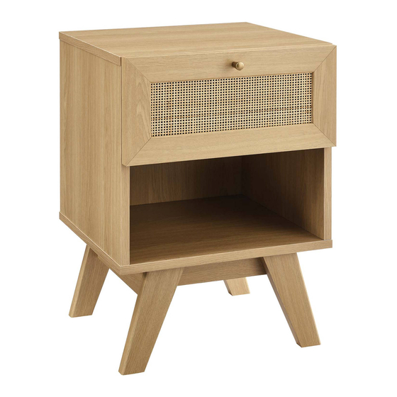 modway Soma MOD-7049-OAK Assembly Instructions Manual