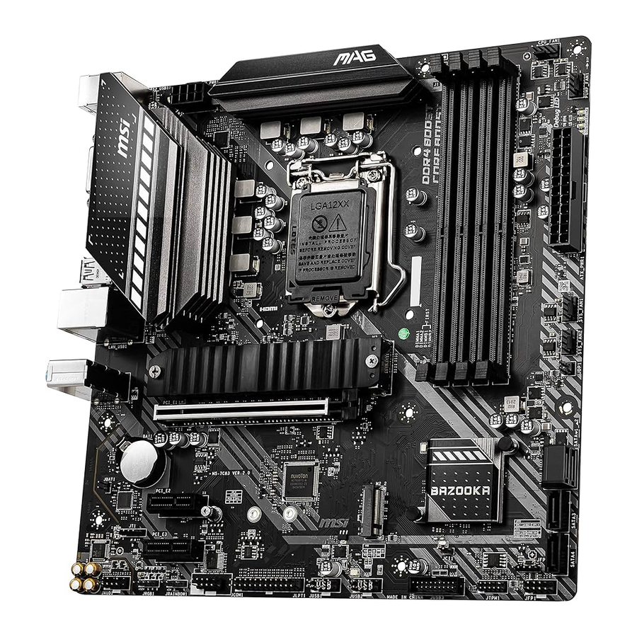 MSI MAG B460M BAZOOKA Manual
