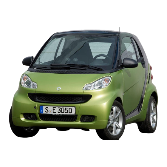 SMART fortwo coupé Operator's Manual