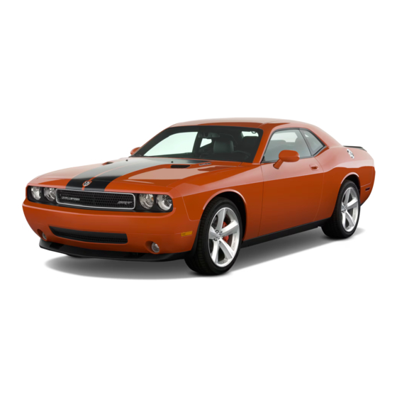 Dodge Charger SRT8 2010 Owner's Manual