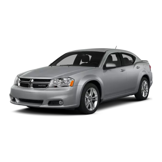 Dodge Avenger User Manual