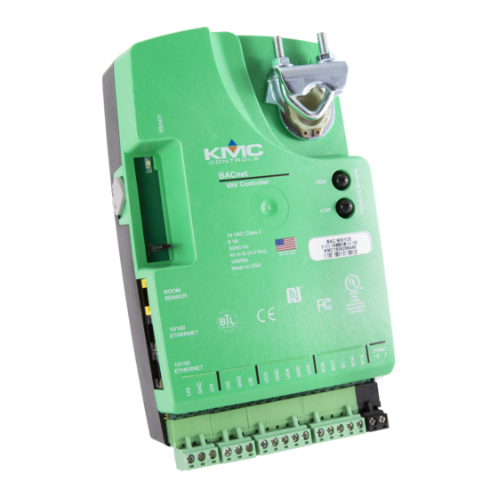 KMC Controls BAC-9001CE Installation Manual