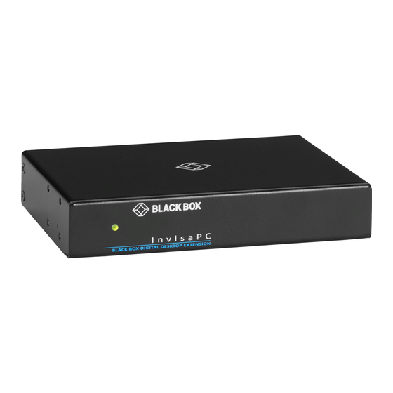 Black Box InvisaPC KVM USB Extender Manuals