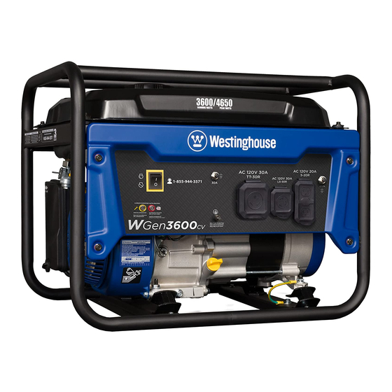 Westinghouse WGen3600cv User Manual