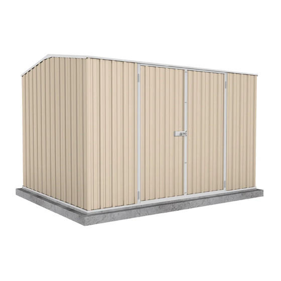 ABSCO SHEDS PREMIER 30232GECOK Manual