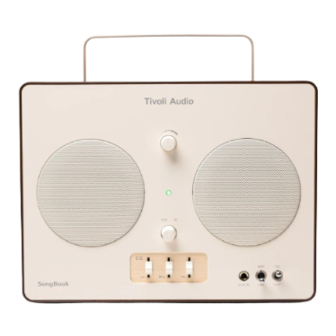 Tivoli Audio SongBook Owner's Manual