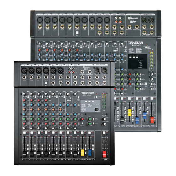 Takstar TR-1202FX Manuals