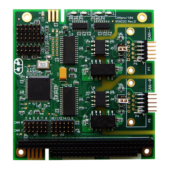 Connect Tech CANpro/104 User Manual
