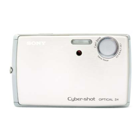 Sony DSC-T33 Service Manual