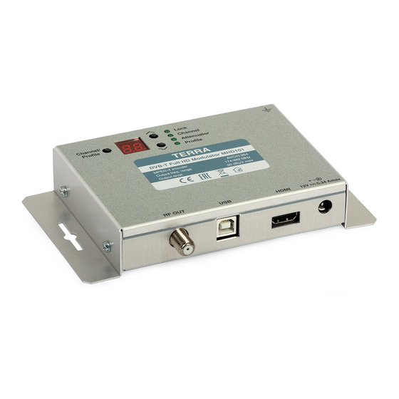 Terra MHD101 Operation Manual