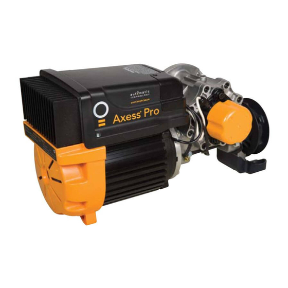 Automatic Technology Axess Pro Series Installation Instructions Manual