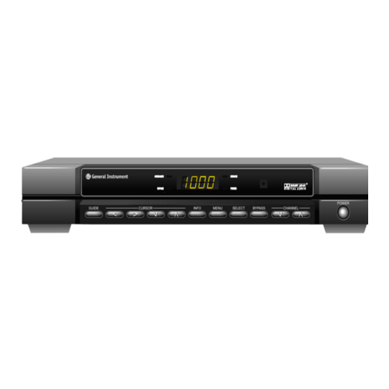 General Instrument DCT 1000 Installation Manual