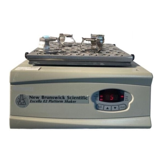 NEW BRUNSWICK SCIENTIFIC Excella E-2 Classic Manual To Operations