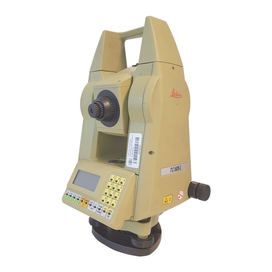 Leica TC805 User Manual