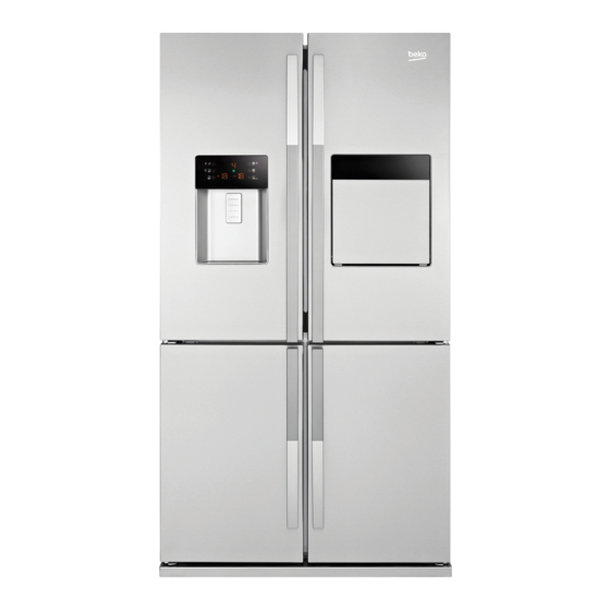 Beko GNE 134630 X Refrigerator Manuals