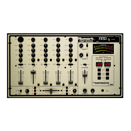 Numark DM 1180 DJミキサー ベスタクス 楽器・機材