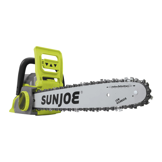 SNOWJOE SUNJOE iON16CS-CT Operator's Manual