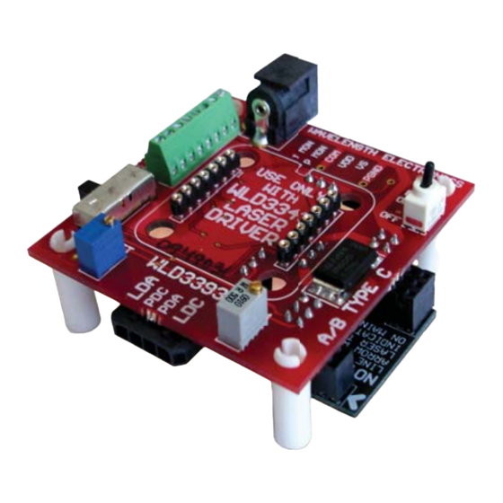 Wavelength Electronics WLD3393 Quick Start Manual