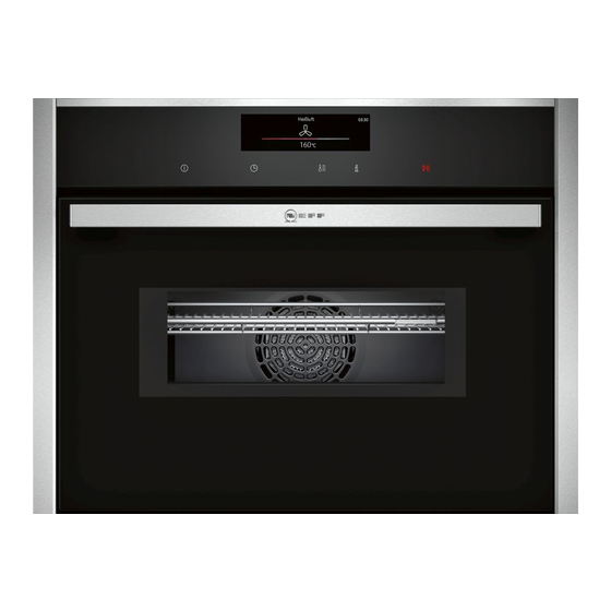 NEFF C18MT33N0B Instruction Manual