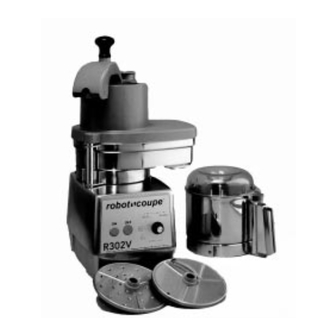 Robot Coupe R302V Operation Manual