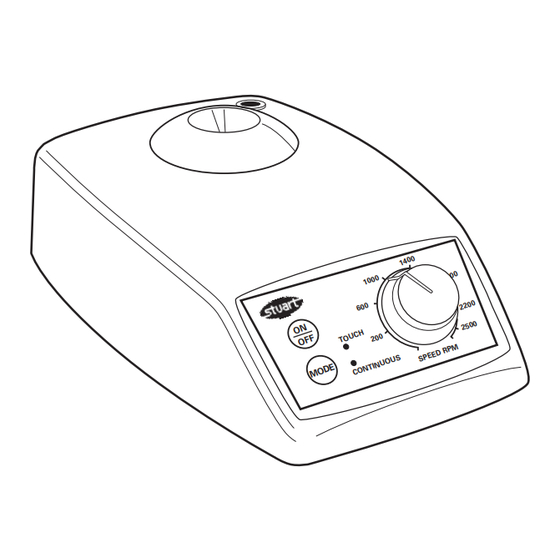 Bibby Sterilin Stuart SA7 Instructions For Use Manual