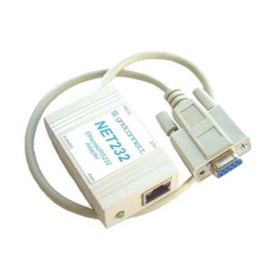 GridConnect NET232 User Manual