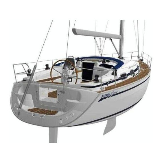 BAVARIA YACHTS BAVARIA 37 - 2 CABINS MANUAL FOR OWNERS AND SKIPPERS Pdf ...